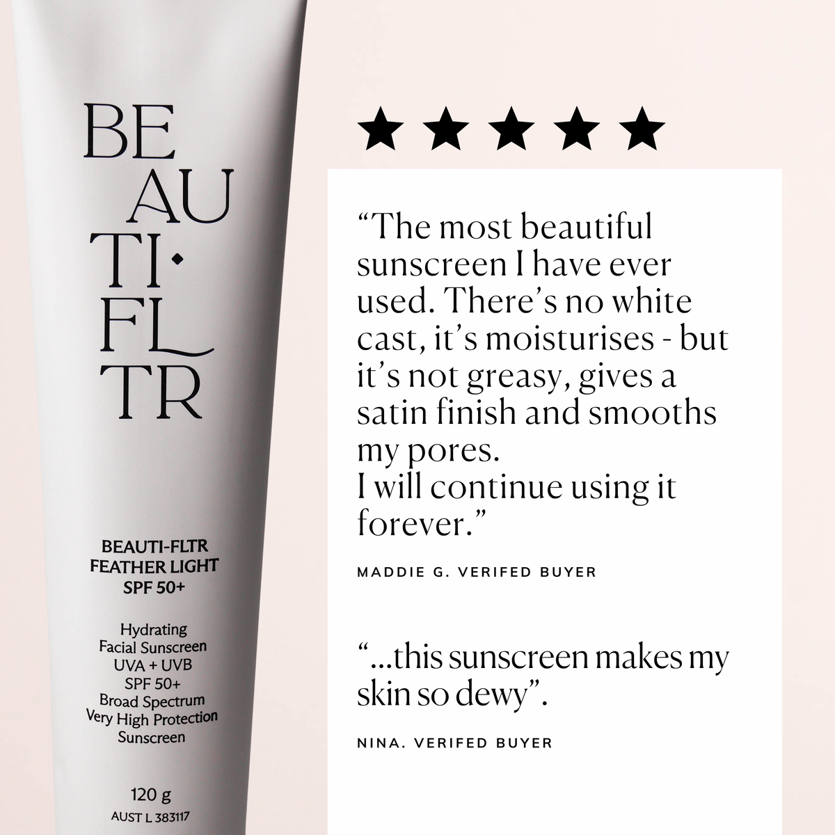 Feather Light SPF 50+ 120g